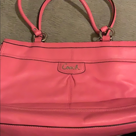 COACH PARK LEATHER CARRYALL HANDBAG #F19728 - Picture 7 of 7